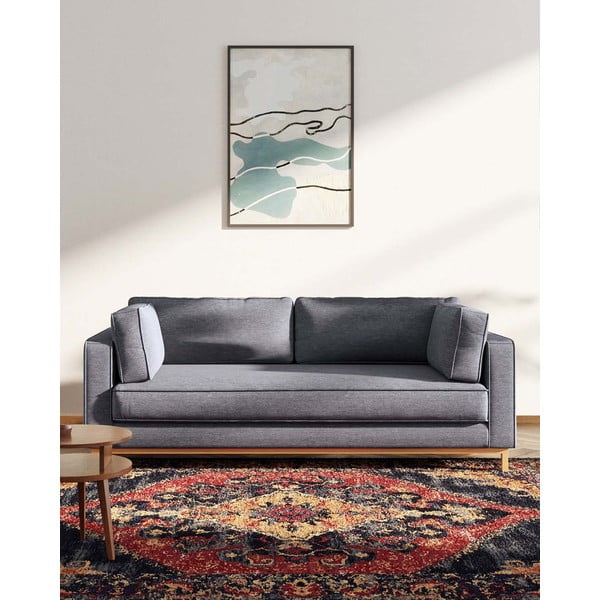 Sofa pilkos spalvos 222 cm Celerio – Ame Yens-image-1