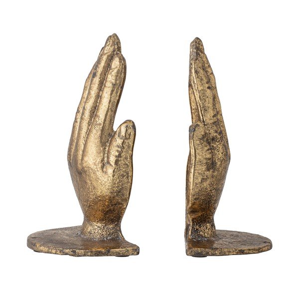2 metalinių knygų laikiklių rinkinys Bloomingville Anders, aukštis 18 cm-image-3