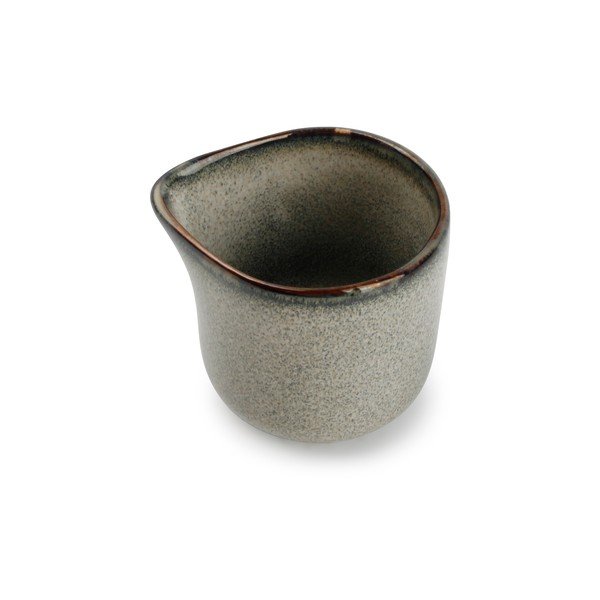 Pilkos spalvos iš molio pieno ąsotis 85 ml Meridian – Salt&Pepper-image-1