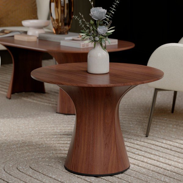 Apvalios formos šoninis stalas ø 60 cm Root – DAN-FORM Denmark-image-1