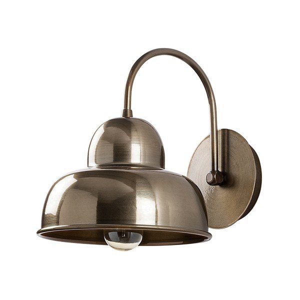 Žalvario spalvos sieninė lempa ø 20 cm Multan – Opviq lights