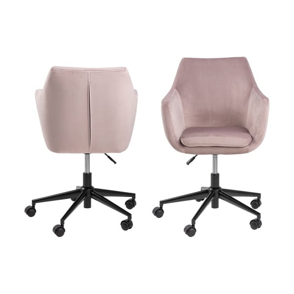 Rožinė biuro kėdė Actona Nora-image-3