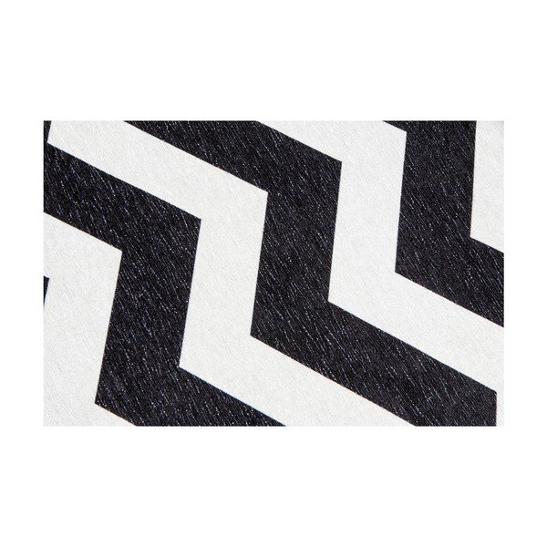 Itin patvarus virtuvinis kilimėlis "Webtappeti Optical Black White", 130 x 190 cm-image-3
