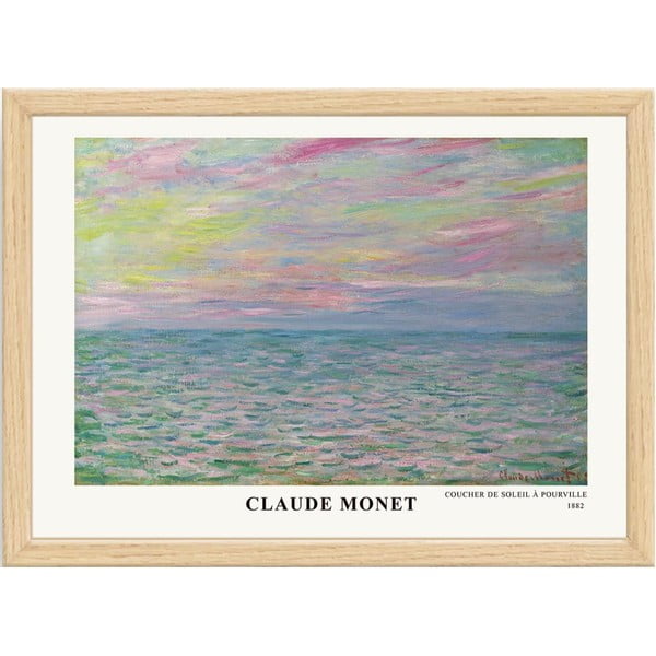 Plakatas rėmelyje 45x35 cm Claude Monet - Wallity