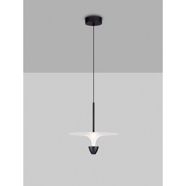 Matinės juodos spalvos iš aliuminio kabantis šviestuvas LED ø 34 cm Topio – Nova Luce-image-3