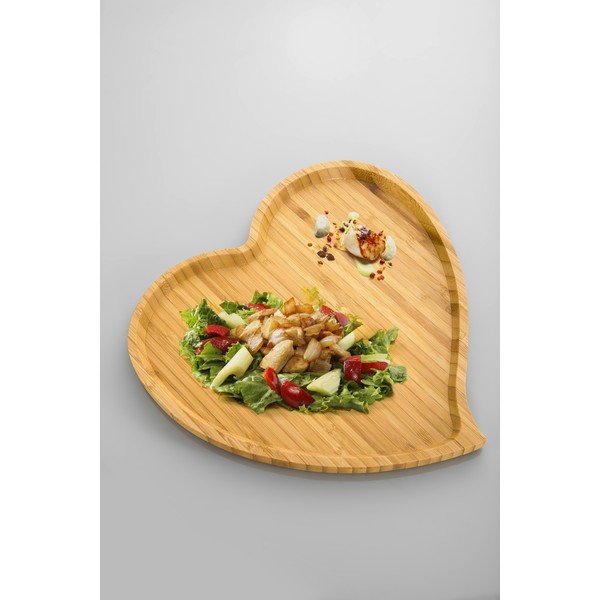 Bambukinis serviravimo padėklas Bambum Amor, 27 cm-image-1