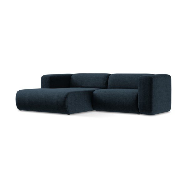 Mėlynos spalvos kampinė sofa (su kairiuoju kampu/su gultu) Ekahi – Makamii-image-2