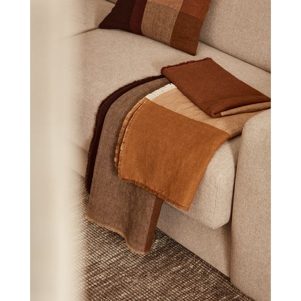 Antklodė ir pledas 130x170 cm Macel – Kave Home-image-2