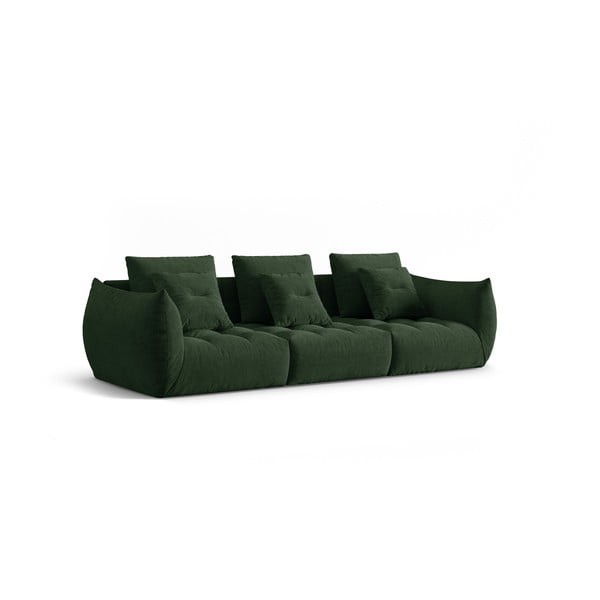 Sofa tamsiai žalios spalvos 332 cm Bloom – Micadoni Home-image-2