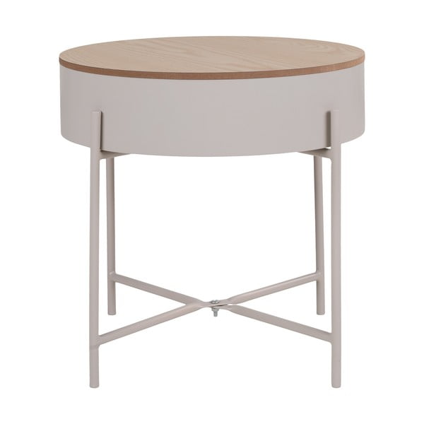 Iš metalo apvalios formos šoninis stalas ø 40 cm Sisco – House Nordic-image-3