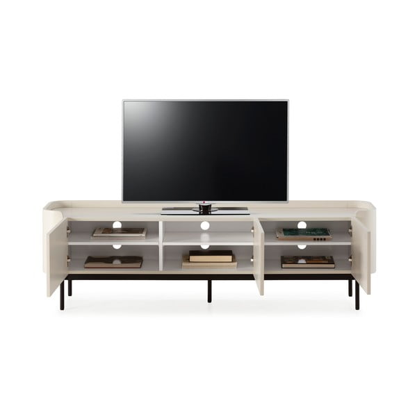 Kreminės spalvos TV spintelė 180x55x40 cm Willa – MOME-image-3