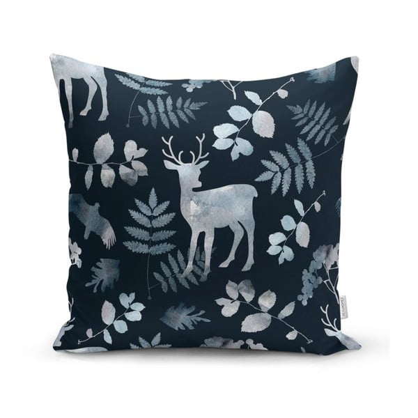 4 kalėdinių pagalvių užvalkalų ir staltiesės rinkinys Minimalist Cushion Covers Christmas Forest-image-2