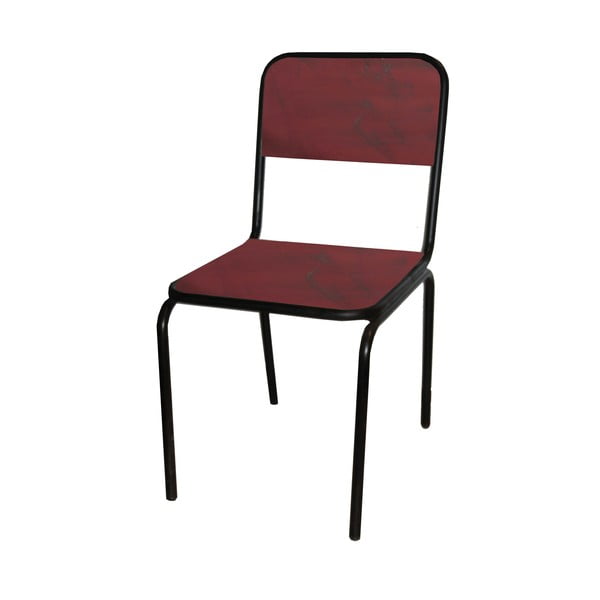Valgomojo kėdė iš kėnio masyvo bordo spalvos Industrial – Antic Line