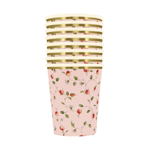Iš popieriaus vienkartiniai puodeliai 8 vnt. Ladurée Marie-Antoinette – Meri Meri-image-2