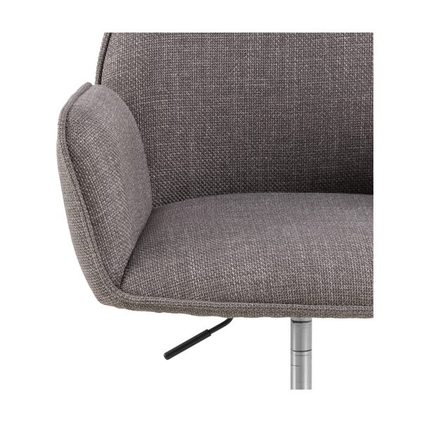 Pilkos spalvos biuro kėdė Glenda – Actona-image-1