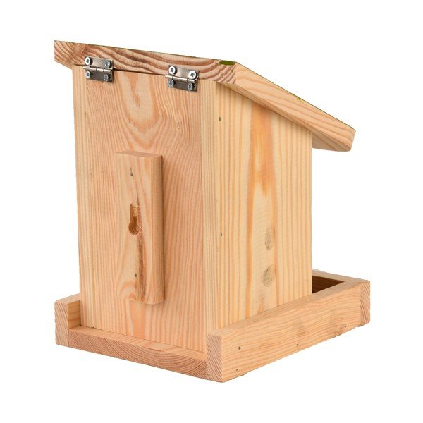 Paukščių lesyklėlė iš pušies masyvo Esschert Design Slide, 17 cm ilgio-image-1