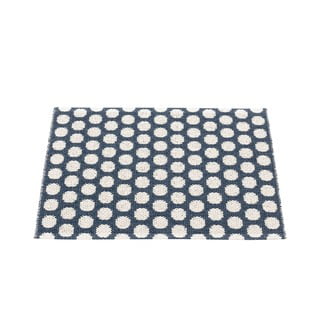 Tamsiai mėlynos spalvos lauko ir vidaus kilimas 70x50 cm Noa Dark Blue – Pappelina