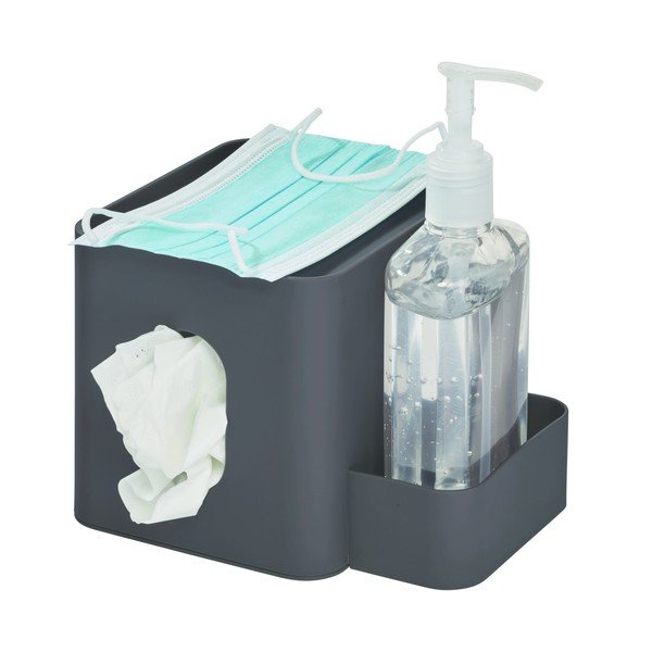 Pilka dėžutė servetėlėms iDesign Caddy-image-1