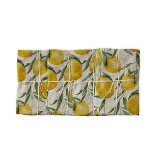 4 lininių servetėlių rinkinys Really Nice Things Lemons, 43 x 43 cm