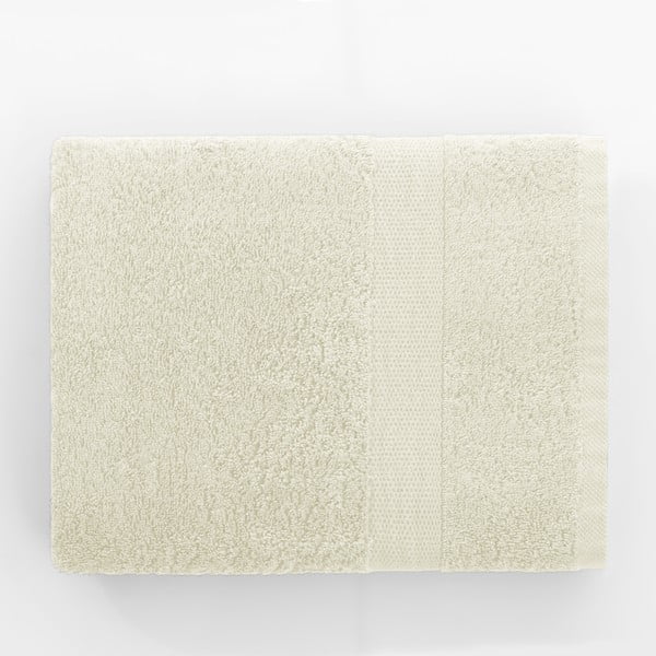 Kreminės spalvos iš frote audinio iš medvilnės rankšluostis 30x50 cm Marina – DecoKing-image-3