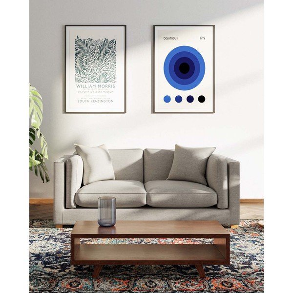 Sofa smėlio spalvos 195 cm Pomo – Ame Yens-image-3