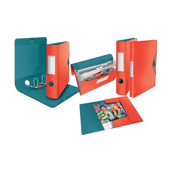 Červená aktovka s přihrádkami Leitz-image-4