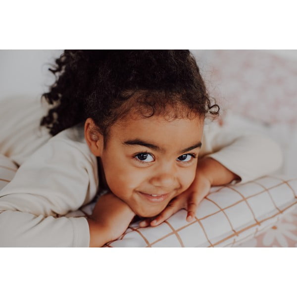 Vaikiškos lovelės rinkinys smėlio spalvos Camel Check – Malomi Kids-image-4