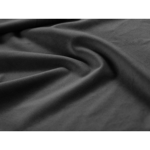 Sofa tamsiai pilkos spalvos iš velveto 190 cm Lando – Micadoni Home-image-1