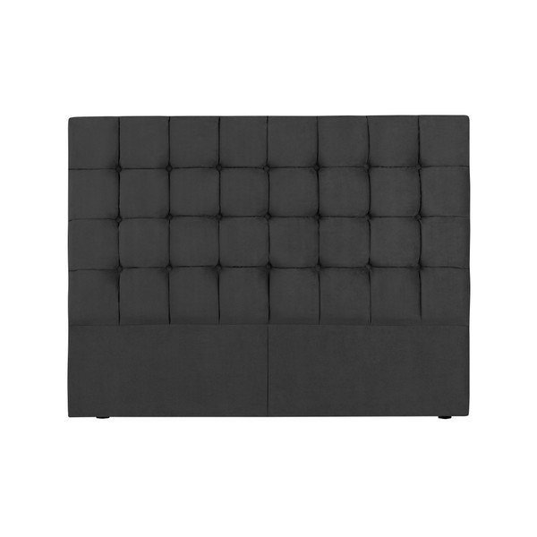 Tamsiai pilka galvūgalio lenta "Kooko Home Hasso", 120 x 200 cm