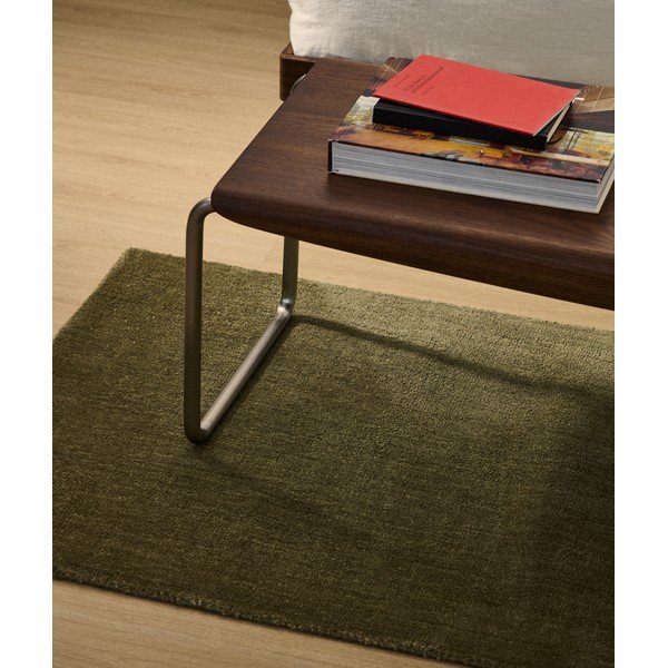 Žalios spalvos kilimas 80x200 cm Empuries – Kave Home-image-3