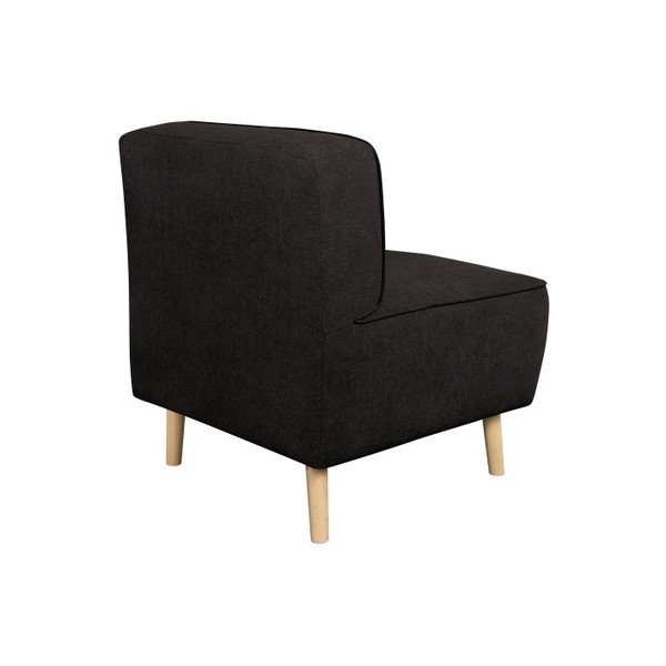 Juodas fotelis "Kooko Home Lounge-image-3