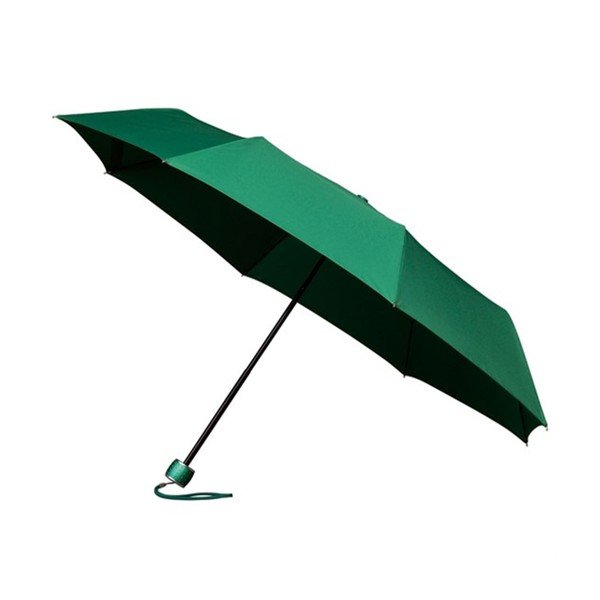 Vėjui atsparus žalias sulankstomas skėtis "Ambiance Mini-Max", ⌀ 100 cm