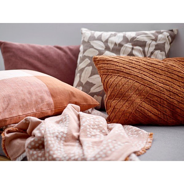 Rožinis medvilninis pledas Södahl Maja, 130 x 170 cm-image-1