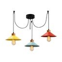 Kabantis šviestuvas ø 114 cm su metaliniu gaubtu Manavgat – Opviq lights