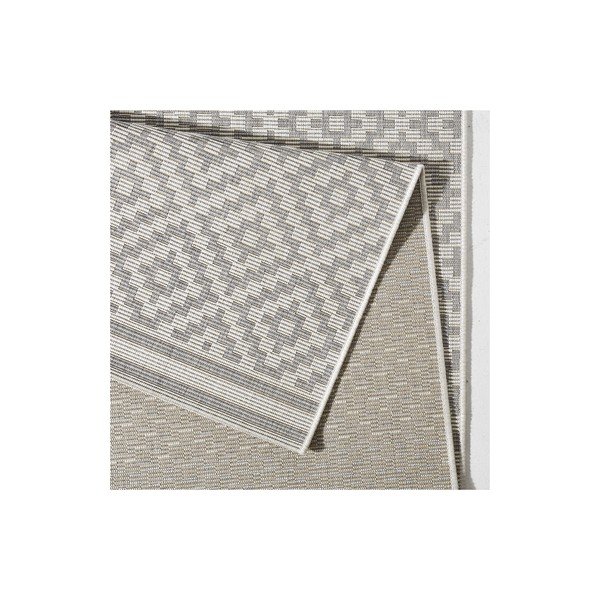 Pilkas lauko kilimas Bougari Karo, 140 x 200 cm-image-1