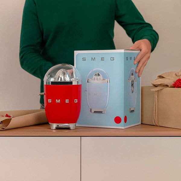 Raudonos spalvos elektrinė sulčiaspaudė 50's Retro Style – SMEG-image-1