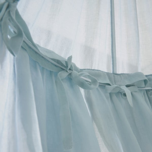 Šviesiai mėlynas medvilninis baldakimas Carelene - Kave Home-image-2