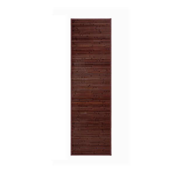 Iš bambuko kilimas tamsiai rudos spalvos 60x200 cm – Casa Selección