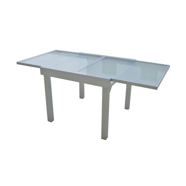 Sodo valgomojo stalas su stikliniu stalviršiu 90x90 cm Lola – Garden Pleasure-image-2