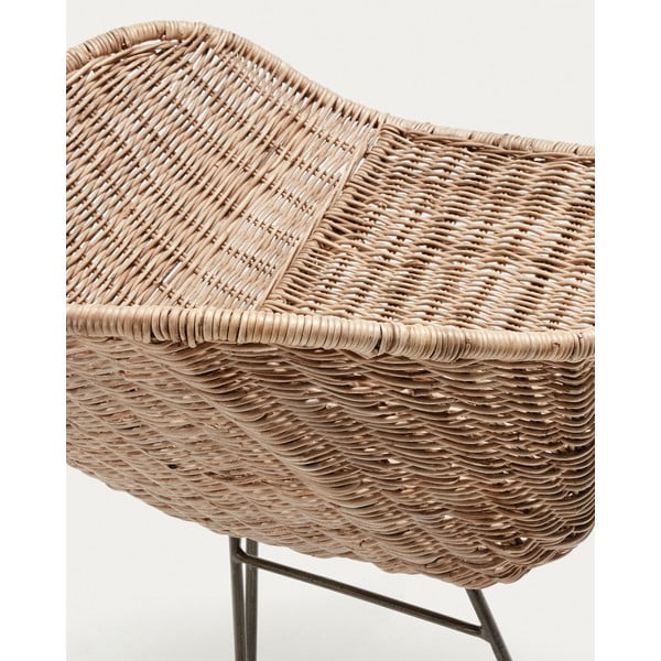 Natūralios spalvos valgomojo kėdė Chart – Kave Home-image-3