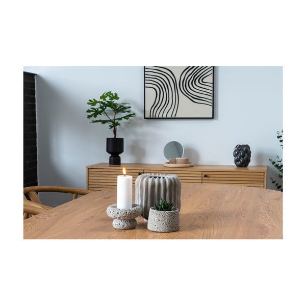 Iš cemento žvakidės arbatinėms žvakutėms 2 vnt. – House Nordic-image-2