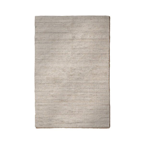 Apverčiamas iš vilnos mišinio kilimas pilkos spalvos 160x230 cm – Ixia