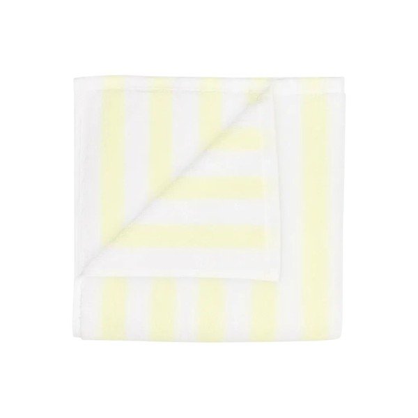 Šviesiai geltonos spalvos/baltos spalvos iš frote audinio iš organiškos medvilnės rankšluosčiai 2 vnt. 30x50 cm Arto – Blomus