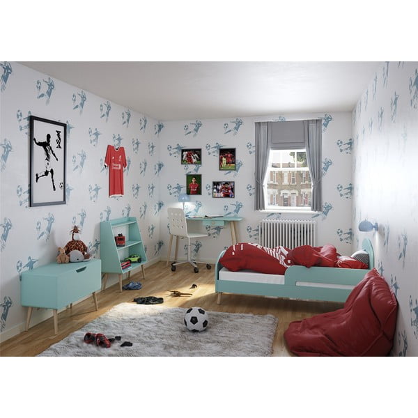 Turkio spalvos vaikiška lova 70x140 cm Gaia - Tvilum-image-1