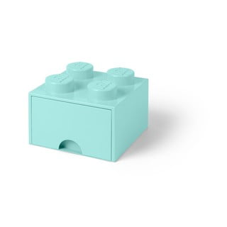 Šviesiai mėlynos spalvos kvadratinė daiktadėžė LEGO®