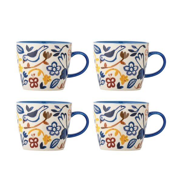 Iš molio puodeliai 4 vnt. 300 ml Figuria – Bloomingville