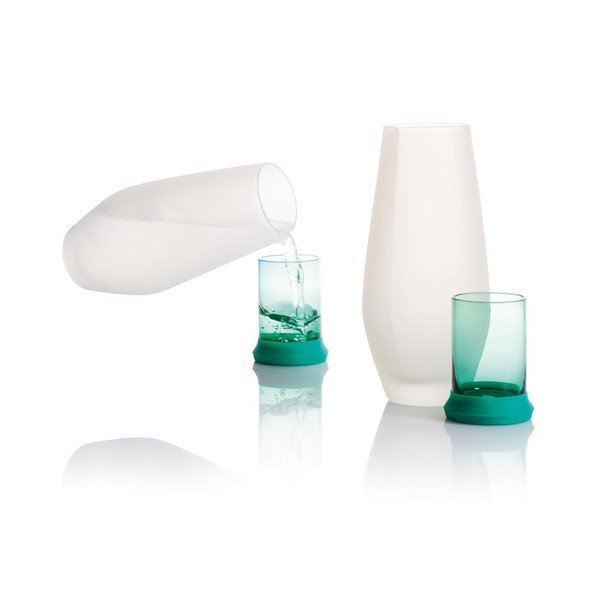 Žalias stiklinis dekanteris XD Design Hyta, 500 ml-image-3