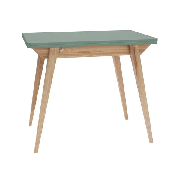 Sulankstomas valgomojo stalas su žaliu stalviršiu 65x90 cm Envelope - Ragaba