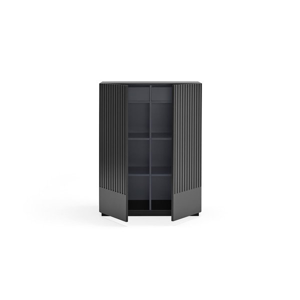 Juoda komoda Teulat Doric, plotis 92 cm-image-3