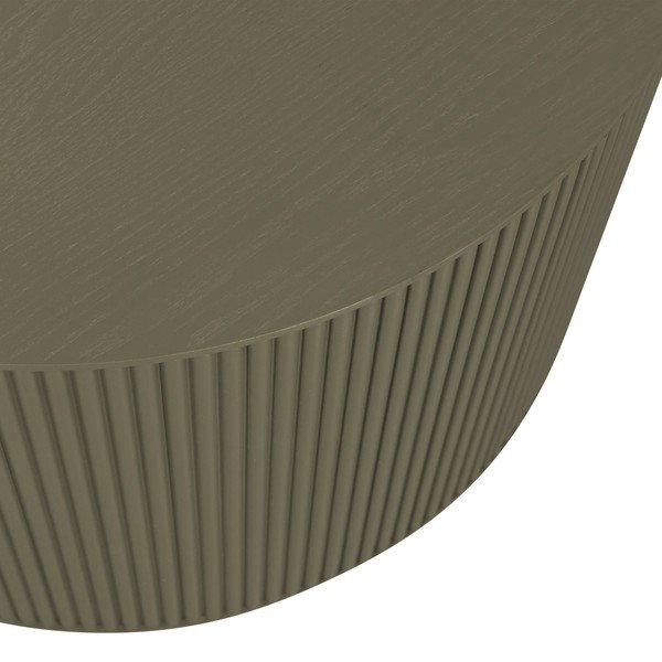 Apvalios formos kavos staliukas khaki spalvos ø 60 cm Sanne – WOOOD-image-3